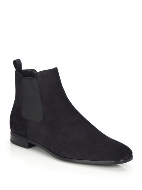 prada lug chelsea boots|prada chelsea boots suede.